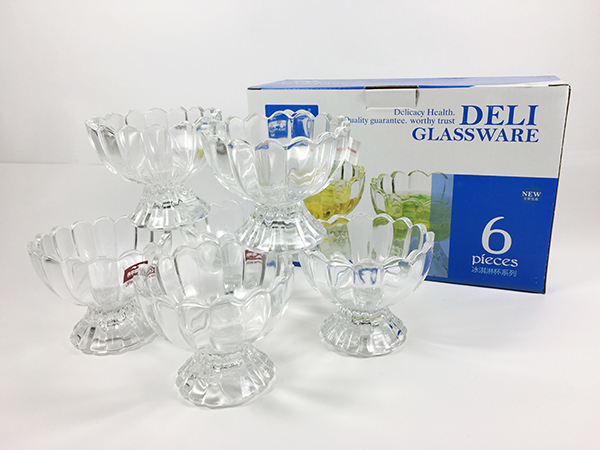 青蘋果 Deli Glassware冰淇淋杯6入組 
